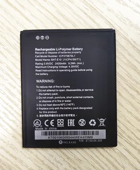 1 Kom. Kvalitetna baterija od 2420 mah za Acer Liquid Z530 LTE T02 BAT-E10 Z530S (1ICP4/58/71) ICP9375870L1