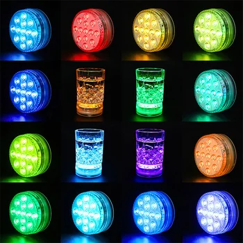 13 Led Daljinski Magnetska Utikač Podvodnog Lampa Vodootporan RGB Podvodne Svjetiljke za Zurke Hmoe Akvarij Bazen Kada Vaza Dekor