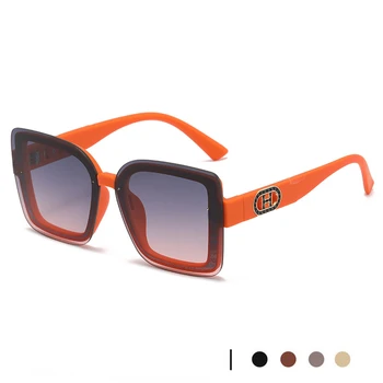 2023 Modni Trg Sunčane naočale Rimless, Ženske Dizajnerske Sunčane naočale sa staklima za vožnju, Naočale za djevojčice s natpisom UV400 Gafas Mujer De Sol