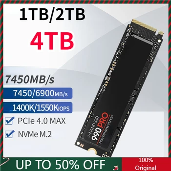 2023 Najnoviji brand 100% Originalni 990PRO SSD 4 TB/2 TB/1 TB M. 2 2280 Ssd NVMe PCIe4.0X4, Kompatibilan sa laptop/desktop/PS5