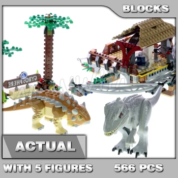 566 kom. Park dinosaura Анкилозавр 11580 Opeke gradivni blokovi Igračke Kompatibilne darove za djecu