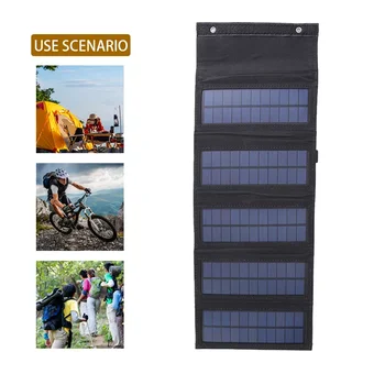 6/8/10/20 W USB Sklopivi Solarni Panel Prijenosni Fleksibilna Vodootporna 5 U Sklopivi Solarni Panel S Stanica Za Punjenje mobilnih telefona