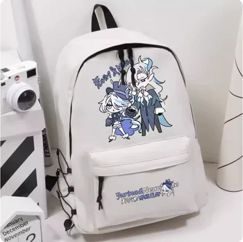 Anime Genshin Impact Focalors, Školski ruksak Furina, Računalna svakodnevni torba velikog kapaciteta, Studentski torba-instant messenger 2094