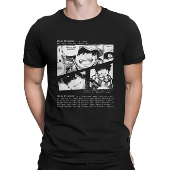 Ao No Egzorcist Muška majica s natpisom, Funky t-shirt s grafičkim uzorkom, Vanjska odjeća, Novi Trend