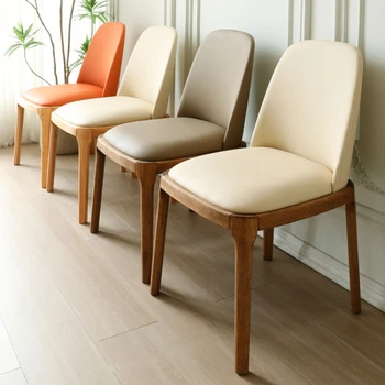 Blagovaona stolice od Skandinavskog drveta Home Moderne Jednostavan Dizajn hotelske kuće Blagovaona Stolice Luksuzni Komfor Muebles Namještaj u salonu Hogar QF50DC