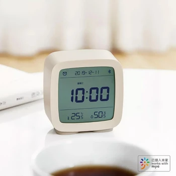 Bluetooth senzor temperature i vlažnosti Mijia noćno svjetlo LCD sat za alarm Mihome Aplikaciju za upravljanje termometrom