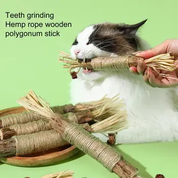 Igračke za žvakanje mačke, 3 kom., Ekološki Višekratnu upotrebu Lagani štapovi za nicanja zubi, mačja trava, oprema za mačke