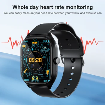 Inteligentni sat sa Bluetooth-kompatibilni poziva, Pametni telefon, Sat za mjerenje razine kisika u krvi, Satova za trčanje, 19 sportskih profila, Praćenje otkucaja srca, spavanje