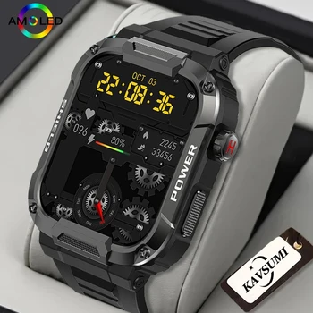 Jake Vojne Sportske Pametnih satova za Muškarce Za Huawei IOS Ftiness Watches Ip68 Vodootporan 1,85 