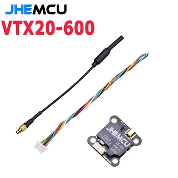 JHEMCU VTX20-600 5,8 G 40CH PitMode 5V/1A 25 Mw 100 Mw 200 Mw I 400 Mw 600 Mw Podesivi VTX 7-26 U 20x20 mm za RC FPV Utrke Neradnik