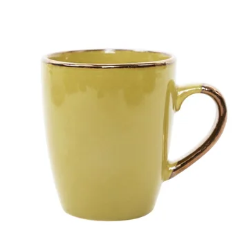 Kreativni okvir Sa zlatnom drškom, stakleno Keramička Šalica za Kavu, Čaj, Sok, Piće C Mlijekom Za doručak