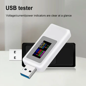 KWS-MX19 USB Tester Trenutni Napon Kapacitet Detektor Snage Monitor Voltmetar Ampermetar Mjerač struje napona