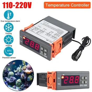 Led Digitalni Termostat Za Inkubator Regulator Temperature Termostat Relej za Grijanje Hlađenje DC12V 24V AC110-220V STC-1000