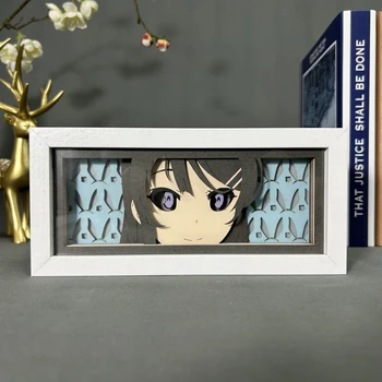 Lightbox za djevojke-zec Svibnja Sakurajima za uređenje spavaće sobe, stol za rezanje papira Manga, lampe za čitanje, Anime lightbox Svibnja Дропшиппинг