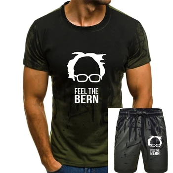 Majica sa Bernie Сандерсом, t-shirt Feel The Bern Special Man, grupno majice, хлопковая uličnu odjeću u stilu Харадзюку s okruglog izreza