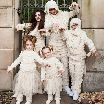 Maskirane karnevalske kostime za predstave na Halloween kostime za odrasle, djeca, dječaci i žene, kostime je mumija