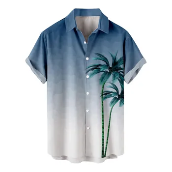 Muške Ljetne Majice, Košulje, Funky majica kratkih rukava Za muškarce, Udobne majice, košulje i Elegantne Košulje s dugim rukavima havajski košulja