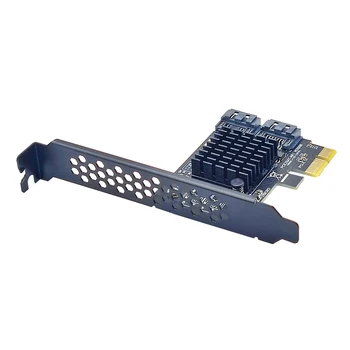 Nova kartica SATA Raid PCI-E SATA Raid kontroler ASMedia 1061R s čipom za PCI Express X1-2 SATA3 Porta.0 6 GB RAID kartica za SATA tvrdog diska SSD