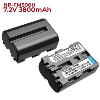 NP-fm500h punjiva 2 kom Zamjenjiva baterija 3800 mah za Sony Alpha A57/A58/A65/A68/A77/A99/A100/A200/A300/A500。 Kompatibilan s originalnim