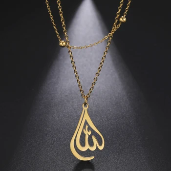Ogrlica od nehrđajućeg Čelika, Romantični Arapski Privjesak 