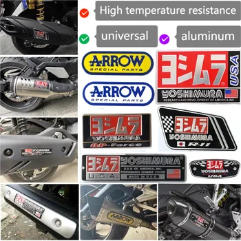 Otporna je univerzalna dekorativna naljepnica na ispušne cijevi za motocikle od aluminija 27 za Yoshimura Arrow Decal