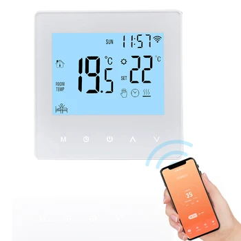 Pametan WiFi Termostat digitalni programabilni LCD zaslon, senzor temperature toplog poda, digitalni intelektualni termostat