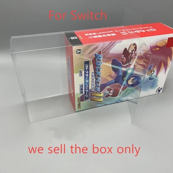 Prozirna kutija TEP Host za prekidač NS za Mega Man 11 Amiibo preljevna cijev komplet verzija zbirka Prozirni zaslon zaštitna torbica