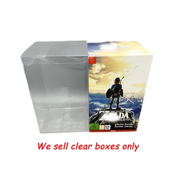 Prozirna zaštitna kutija za prekidač NS The Legend of Zelda: Breath of the Wild game, kutija za čuvanje kućnih ljubimaca, torbica za prikupljanje