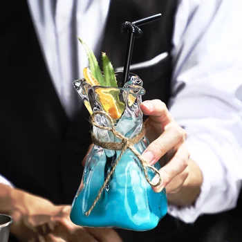 Čaše za koktele u obliku umjetničke vaze Kreativna Origami, Čaše za vino, Čaše za sok, Барная posuđe, idealan poklon za uređenje bara